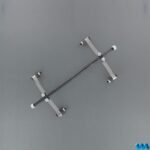 Semitrailer with flat springs