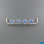 SCANIA TOP LIGHT HOLDER WITH CHROMED LIGHTS