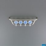 SCANIA FRONT LIGHT HOLDER WITH CHROMED LIGHTS