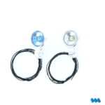 HELLA AUXILIARY HEAD LIGHT CHROM, ANGEL EYES BLUE