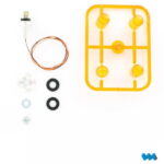 HELLA FLASHING LIGHT ORANGE, ADJUSTABLE + / - 5 °