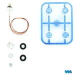 HELLA FLASHING LIGHT BLUE, ADJUSTABLE + / - 5 °