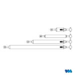 Antriebswellen-Set (4) 6x6 Volvo FH16 Holz mit Ausgleich