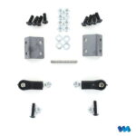 Servo bracket set steering axle low loader